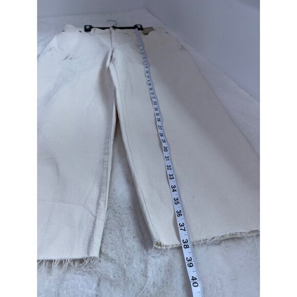 New Madewell Women's Size 31 The Perfect Vintage Wide-Leg Crop Jean *Stains* - Picture 8 of 16